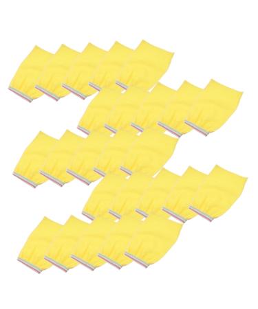 FRCOLOR 25pcs Disposable Bath Towel Bath Loofah Scrub Bathing Gloves Bath Bath Body Exfoliating Gloves Mitts Household Shower Gloves Spa Non-Woven Fabric Remover Miss Cosmetic
