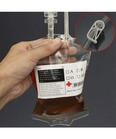 Kylewo 350 ml Blood Bag for Filling Blood Bag Halloween Party Special Reusable Infusion Bag Drink Bag Drink Bag Blood Bag - Buy Online on GoSupps.com