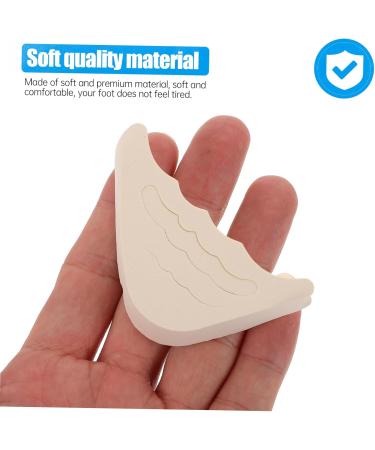 FOMIYES 12 Pairs Half Size Padded Toe Plug Silicone Pads Non-Slip Insoles & Shoe Crease Inserts for Men & Women Comfort & Support for Perfect Fit - Buy Online on GoSupps.com