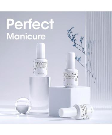Gellen Winter Gel Nail Polish - 6 Shimmering Colors White Blue Gel Nail Polish Glitter Navy Blue Glitter White Gel Nail Polish Set Soak Off Manicure DIY Gel Nail Art for Girls Women Blue Honey - Buy Online on GoSupps.com