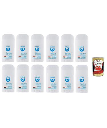 Italian Gourmet E.R. Infasil Neutro Extra Delicato Deodorant Stick without Aluminium Salts 12 x 50 ml + Italian Gourmet Polpa 400 g