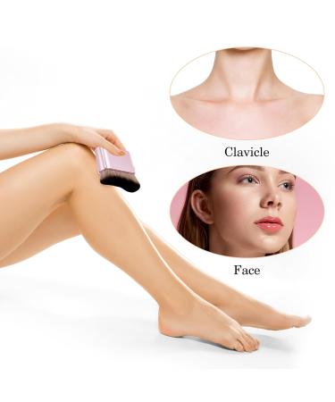 Molain Large Self-Tanner Kabuki Brush | Make-Up Brush for Sunless Tanner Primer Rouge & Bronzer - Pink Rose Gold - Buy Online on GoSupps.com