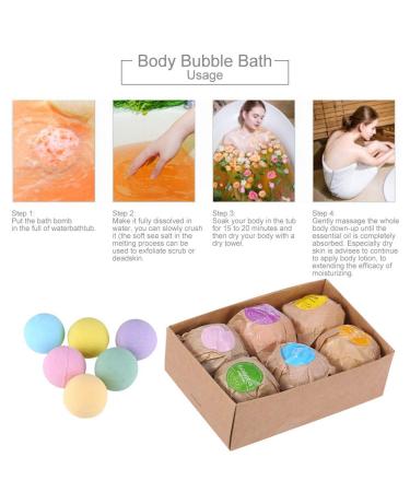 SWOQ Natural & Organic Bath Bombs Gift Set | Pure Handmade Relaxation for Women & Girls - Buy Online on GoSupps.com