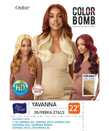 Outre Lace Front Wig - Colorbomb Yavanna - Stunning 1 - Buy Online on GoSupps.com