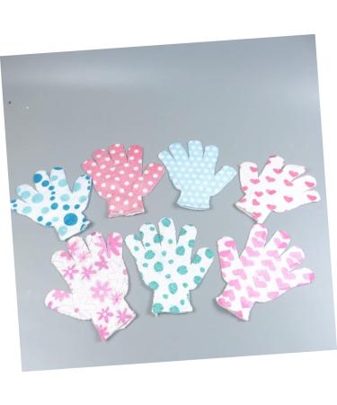 FOMIYES 10pcs Printed Bath Gloves | Baby Hand Mittens | Shower Back Cleaner - Exfoliating Spa Scrubber Gloves - Buy Online on GoSupps.com