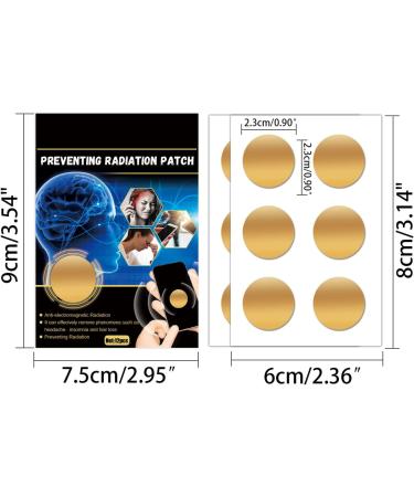 60pcs Radiation Patch Preventing Radiation Sticker EMF Cell Phone Radiation for Phone Tablet Laptop - Buy Online on GoSupps.com