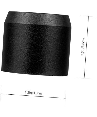 JECOMPRIS Razor & Brush Stand | Metal Razor Holder for Manual Shavers | Practical Black Toothbrush Base | 3.8x3.3cm - Buy Online on GoSupps.com