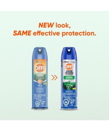 OFF Deep Woods Insect and Mosquito Repellent for Sportsmen Bug Spray for Camping Bug Repellent Safe for Clothing 230 g 2pk (Packaging May Vary) - Buy Online on GoSupps.com