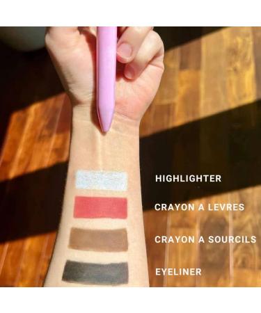 SHOP-STORY - 4 Colors Makeup Pencil Pen - Qibest Pensil - Eyeliner Lipstick Eyebrow Pencil - Waterproof Natural Effect - Buy Online on GoSupps.com