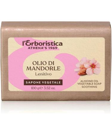 L'Herboristique Athena's | Assorted Vegetable Soaps: Almond Oil Organic Argan Oil Rice Starch Shea Butter Marseille Monoi Oil Soap Weight 100g 6 Pieces Made in Italy - Buy Online on GoSupps.com