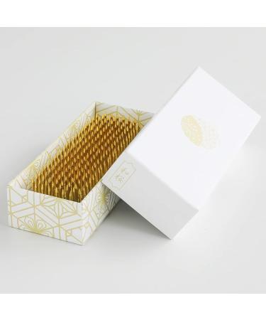 Wazakura Japanese Ikebana Kenzan 3.4 Long Rectangular Brass Flower Holder - Made in Japan - Buy Online on GoSupps.com