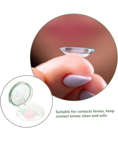 Partykindom Contact Lens Container with Mirror - Travel-Friendly Durable and Stylish! | Perfect for On-the-Go Lens Care | Ideal for International Shipping - Buy Online on GoSupps.com