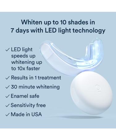 Auraglow LED Teeth Whitening Kit with Whitening Pen - Professional At-Home Teeth Whitening Solution - Buy Online on GoSupps.com