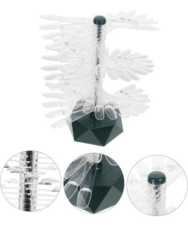minkissy Nail Stands for Nail Art Nail Practice Holder Nail Tips Display Holder Clear Nail Sample Stick Nail Stand Display Nail Art Supply Nail Practice Stand Spiral Nail Manicure Acrylic - Buy Online on GoSupps.com