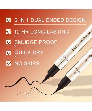 SU YAMMY Black Waterproof Liquid Eyeliner - Smudge Proof Eye Liner Pen for Women - Buy Online on GoSupps.com