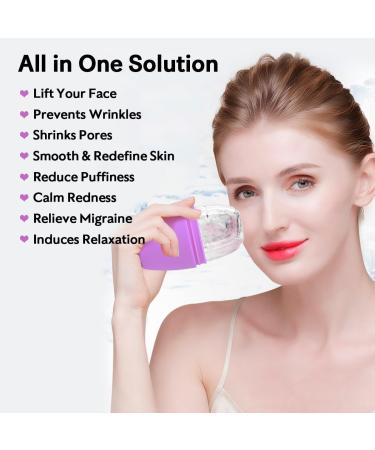 LATME Ice Cube Roller for Face & Eyes - Reusable Silicone Ice Mold for Puffiness Relief Migraine Pain & Women's Gifts - Buy Online on GoSupps.com