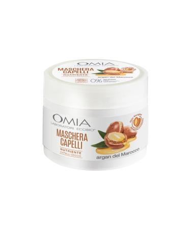 Omia Omia Eco Bio Hair Mask with Argan Oil Restructuring Treatment for Dry and Dull Hair Mask for Frequent Washing Restructuring Action Silicone and SLES Free 250 ml