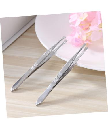 FRCOLOR Slant tip Eyebrow tweezer Stainless Steel Eyebrow Clip Eyebrow Eyebrow Removal Bevel a011 Tool - Buy Online on GoSupps.com