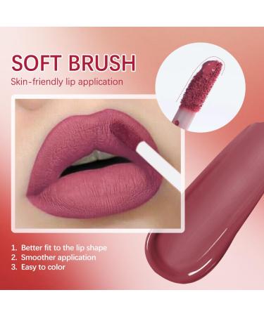 Buy 4 Colors Matte Lipstick Set - Waterproof Velvet Liquid Lip Tint | Long Lasting 24 Hours | Vibrant Red & More | International Shipping - Buy Online on GoSupps.com