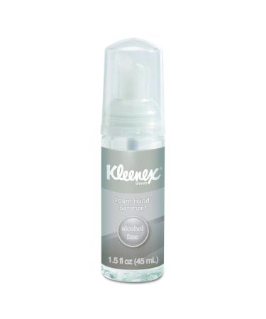 Kleenex 34136 Alcohol-Free Foam Hand Sanitizer 1.5 oz Clear (Case of 24)