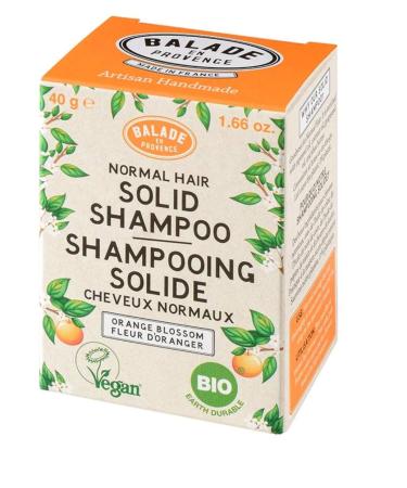 Walk in Provence - for all hair types, Orange Blossom Solid Shampoo 40g
