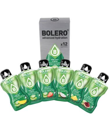 Bolero ALOE VERA 24 x 3 g | Sugar-free juice powder sweetened with stevia and vitamin C | Suitable for children athletes and diabetics | Gluten-free and suitable for vegans | - Buy Online on GoSupps.com