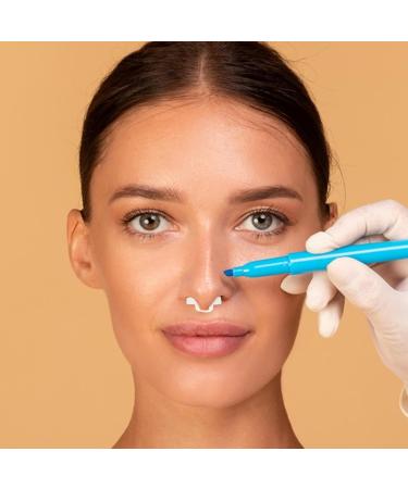 Gatuida 2pcs Silicone Nostril Retainer Rhinoplasty Nose Support Protector for Surgery Recovery Adjustable Nose Brace for Stabilizing Shape for Post-Operative Healing - Buy Online on GoSupps.com