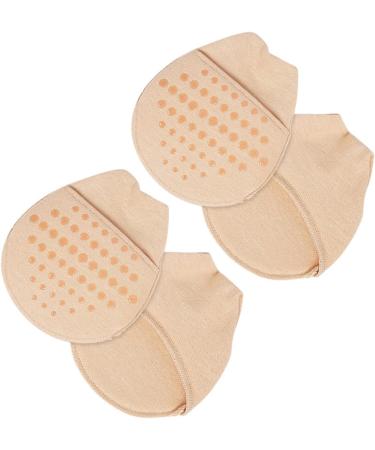 FRCOLOR 4 Pairs Forefoot Pad High Heel Toe Socks Mules for Women Heels Women Socks Open Toe Slide Sandal Liner Womens Socks Tops Invisible Forefoot Cushion Foot Pads Low Cut Sponge Miss - Buy Online on GoSupps.com
