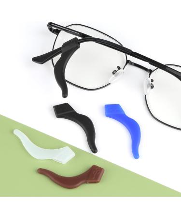 24 Pairs Durable Anti-Slip Glasses Ears - Silicone Holders for Sunglasses & Reading Glasses | Comfortable Slide Stop Solution - Buy Online on GoSupps.com