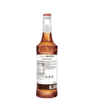 Monin Salted Caramel Syrup 750ml Glass Bottle - 25.4 Fl Oz - Buy Online on GoSupps.com
