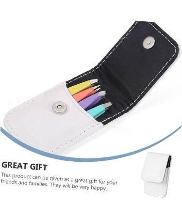 MAGICLULU 1 Set Eyebrow Tweezers Extension Tweezers Face Tools Grooming Tools Eyebrow Clamp Eyebrow Picker Facial Tools Tweezers for Eyebrow Flat Tip Cosmetic Stainless Steel 8.5x5.3cm Colorful - Buy Online on GoSupps.com