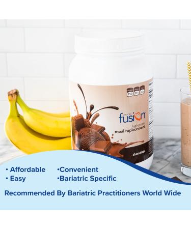 Bariatric Fusion Chocolate Meal Replacement 27g Protein Powder  21 Serving Tub for Bariatric Surgery Patients Including Gastric Bypass & Sleeve Gastrectomy - No Gluten  Aspartame or Sugar - Buy Online on GoSupps.com