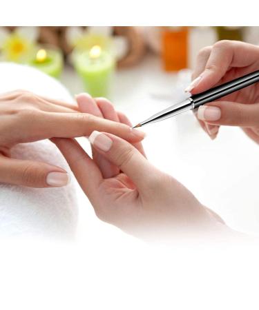 Nail Art Brush Set - 12 Flat Brushes for Professional Designs | International Shipping - Buy Online on GoSupps.com