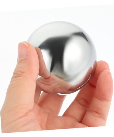 Baoding Iron Balls - Handcrafted Cotton Massage Toys for Finger Protection | Set of 1 | 5x5x5cm Silver - Buy Online on GoSupps.com