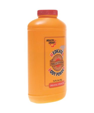 Talc Medicated Body Powder 10 oz Health Smart (one Bottle) Similar to Gold Bond Medicated