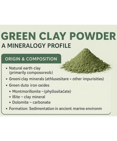 KAPTAN LDA Green Clay Powder for facial mask hair and body detox & purify 100 natural 100 g excellent for facial and hair mask spot treatment body wrap detox bate foot soak and DIY - Buy Online on GoSupps.com