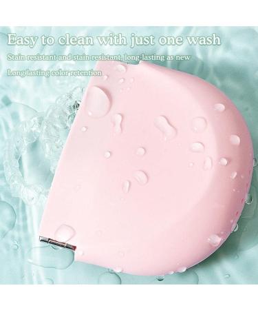 Transparent Orthodontic Aligner Storage Bag - Portable Silicone Comfortable Dental Case for Tooth Aligners - Light Blue 90x75x25mm - Buy Online on GoSupps.com