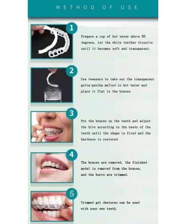 Upper and Lower Veneer Dentures for Women and Men - Natural Shade Fake Teeth - Instantly Fix Your Smile at Home! - Buy Online on GoSupps.com