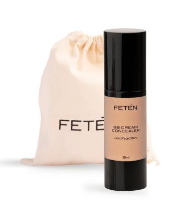 FET N BB Cream for Face Anti Dark Circles Concealer Tinted Moisturizer with Sun Protection Anti-Imperfections Beautifying BB Cream for Men and Women Mattifying Anti-Aging Cream