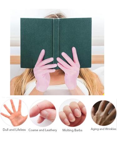 Silicone Socks & Gloves - 2 Pairs for Spa Pedicure | Moisturizing Foot Care for Dry Cracked Feet - Buy Online on GoSupps.com