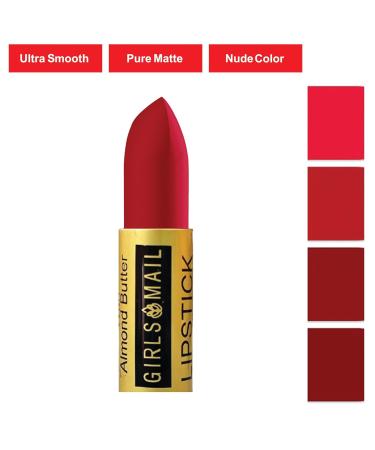 Long Lasting Dark Red Lipstick - Hydrating & Creamy Finish for Women | Perfect for Makeup Artists & Beauty Enthusiasts - Buy Online on GoSupps.com
