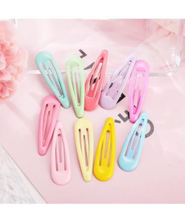 Sioppkik 30-Piece Colorful Hair Clips for Girls & Women - 5cm Metal Clips in 10 Classic Styles - Buy Online on GoSupps.com