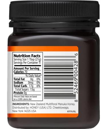 Manuka Doctor Multifloral Manuka Honey MGO 60+ | 8.75 oz (250g) - Pure & Natural - Buy Online on GoSupps.com