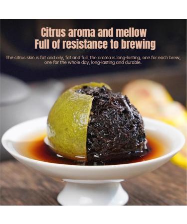 HQZM Xinhui Small Green Mandarin Aged Peel Puerh Ripe Tea Imperial Orange Pu Tea 250g 882oz - Buy Online on GoSupps.com