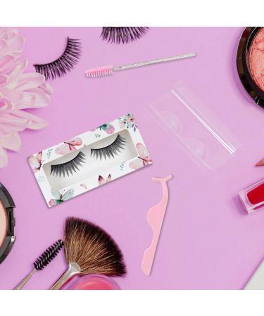 180pcs False Eyelash Kit with 30 Packaging Boxes, Storage Cases, Tweezers, and Brushes - Pink - Buy Online on GoSupps.com