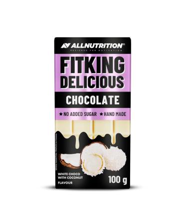 ALLNUTRITION Allnutrition Fitking Delicious Chocolate White Choco With Coconut 100g