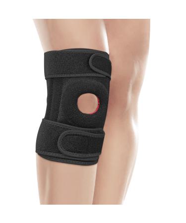VINTEAM Knee Brace Support for Men & Women - Adjustable Knee Strap Compression Neoprene Universal Size (30-50cm)