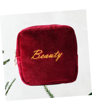 Lurrose Mini Transparent Makeup Bag | Plush Cosmetics Organizer | Clear Travel Case 13x13x4cm - Buy Online on GoSupps.com