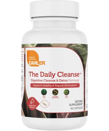 Zahler Daily Cleanse - Digestive Detox Formula for Healthy Elimination | 60 Capsules - International Shipping Available - Buy Online on GoSupps.com