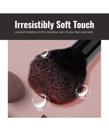 32 Piece Professional Makeup Brush Set with Nylon Bag - BLACK - Buy Online on GoSupps.com